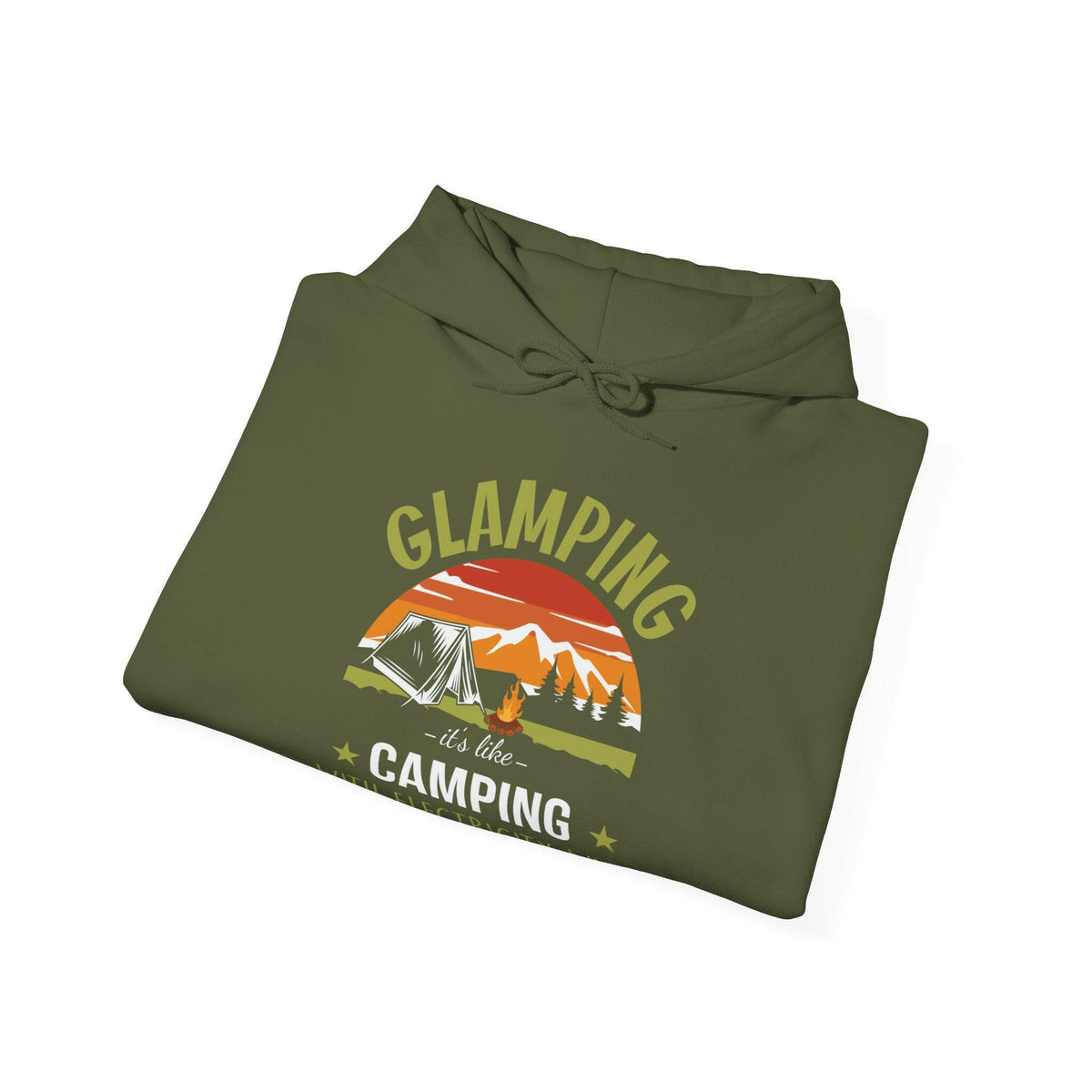 Glamping  Unisex Heavy Blend™ Hooded Sweatshirt.