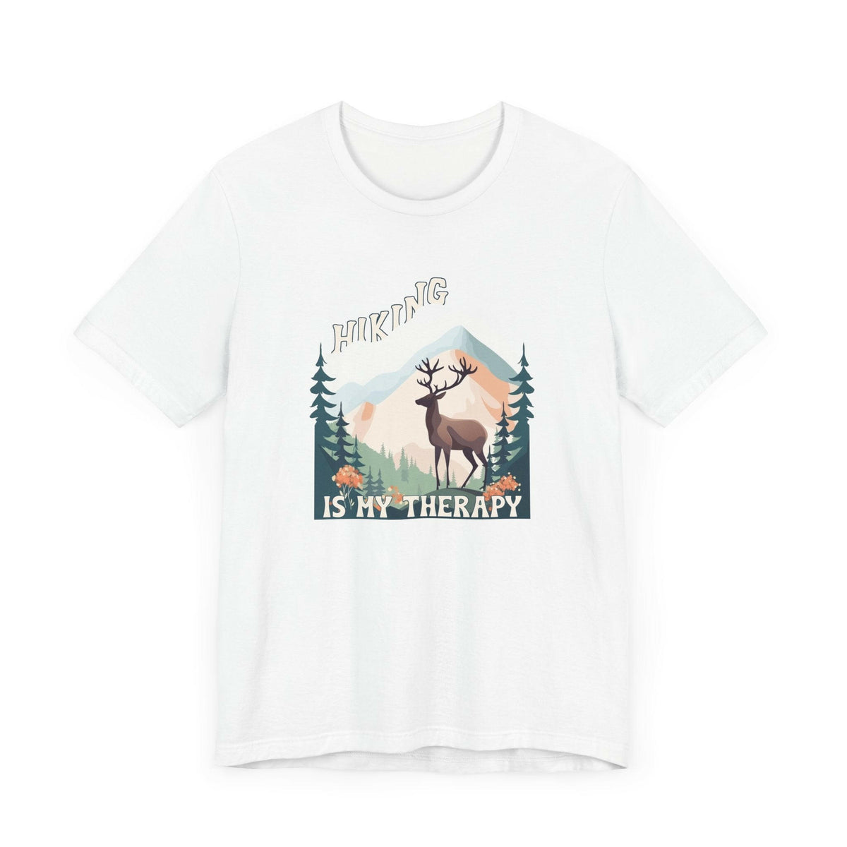 Hiking Is My Therapy Unisex T-Shirt.