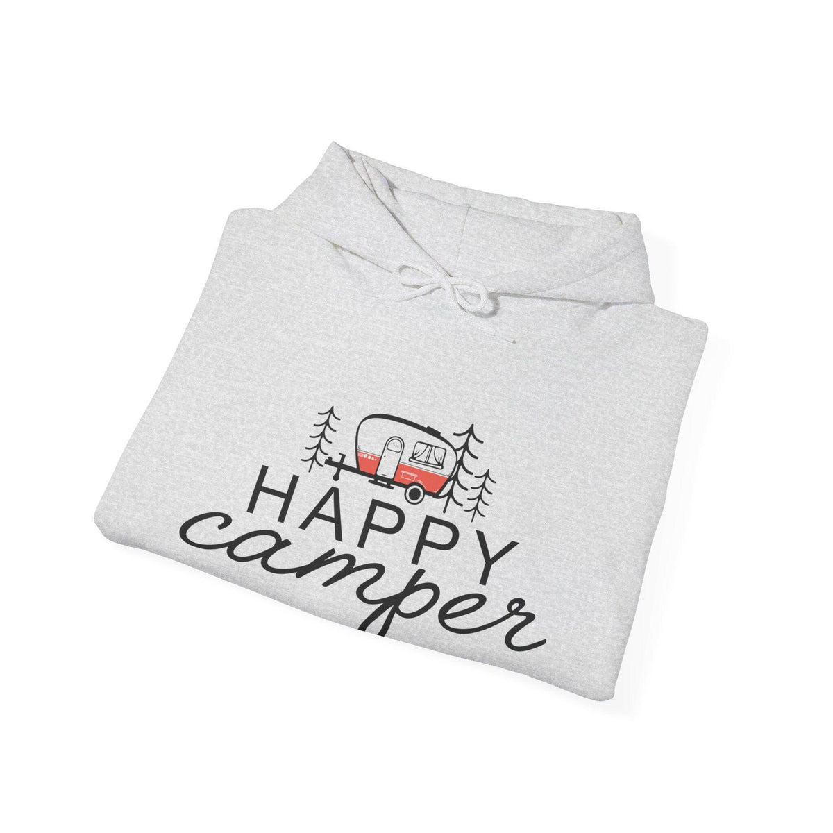 Happy Camper Unisex Hooded Sweatshirt.