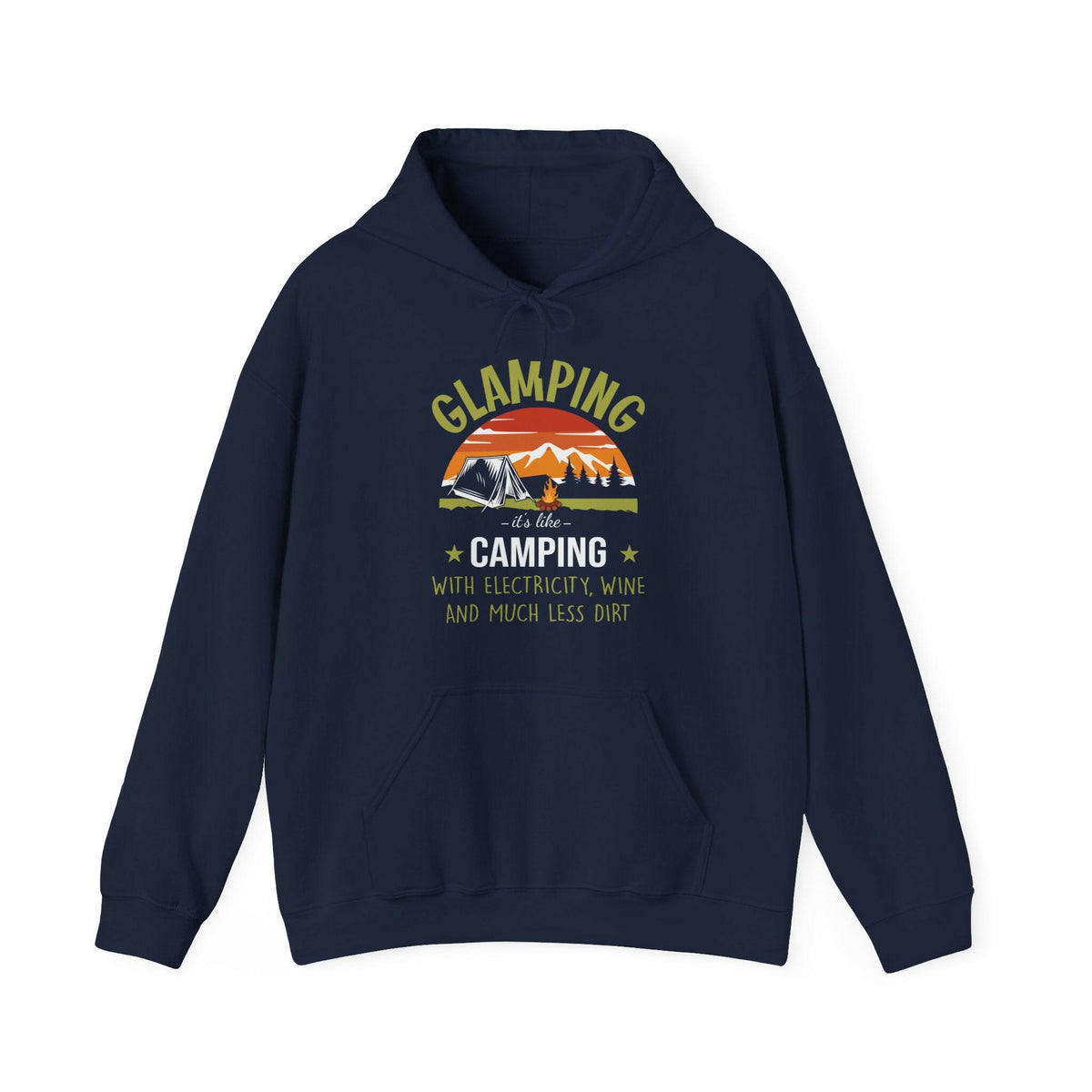 Glamping  Unisex Heavy Blend™ Hooded Sweatshirt.