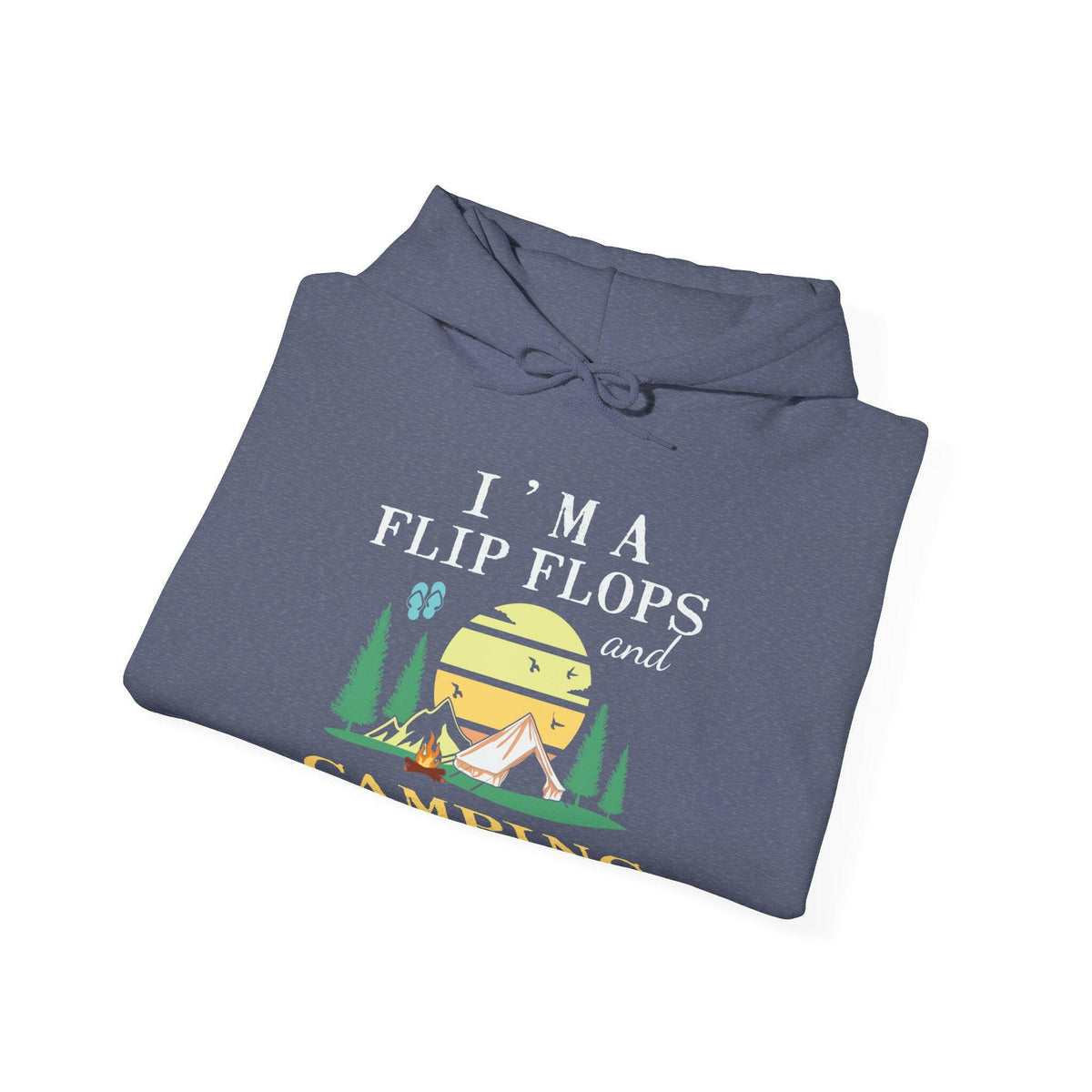 Camping Kinda Girl Unisex Heavy Blend™ Hooded Sweatshirt.