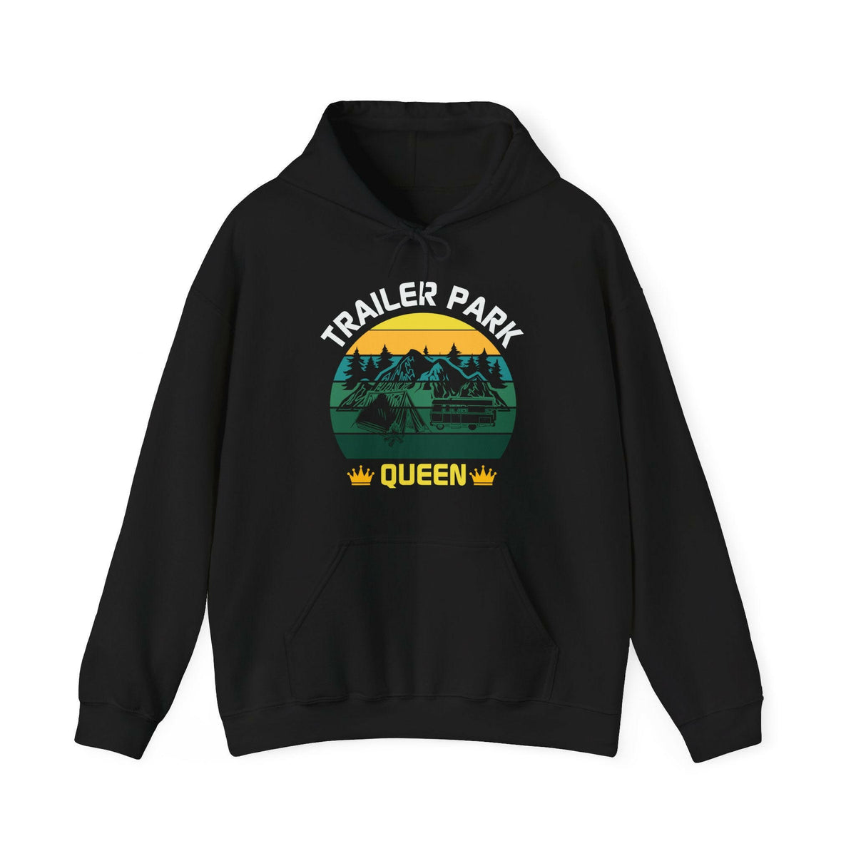 Trailer Park Queen Unisex Heavy Blend™ Hooded Sweatshirt.