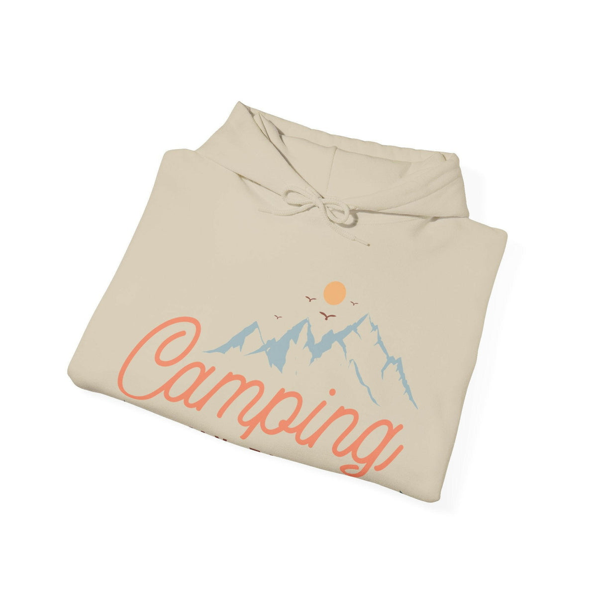 Camping Is My Therapy Unisex Hooded Sweatshirt.